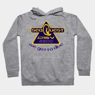 SeaQuest Show Logo with Podcast Catchphrase Hoodie